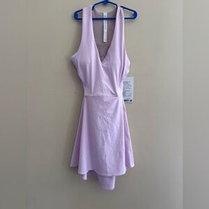 NWT Lululemon Athletica Pink V-Neck RacerbackTennis Dress size 6